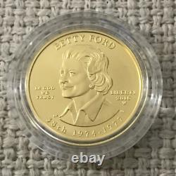 2016-W 1/2 Oz Gold Betty Ford First Spouse Uncirculated Coin (withBox & COA)