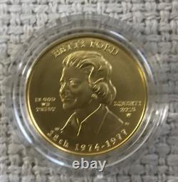 2016-W 1/2 Oz Gold Betty Ford First Spouse Uncirculated Coin (withBox & COA)