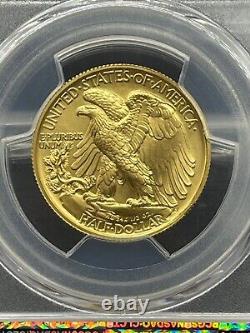 2016-W 1/2 oz Gold Walking Liberty Half Dollar 100th Anniversary 50C PCGS SP 70