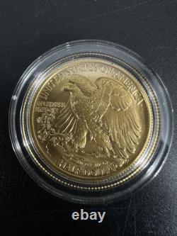 2016-W 1/2 oz Gold Walking Liberty Half Dollar Centennial (withOGP) withBOX & COA