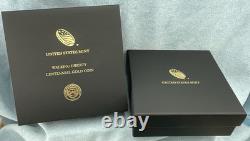 2016-W 1/2 oz Gold Walking Liberty Half Dollar Centennial (withOGP) withBOX & COA