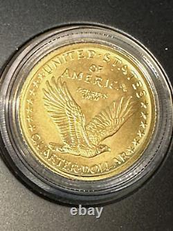 2016-W 1/4 oz Gold Standing Liberty Quarter Centennial (withOGP)