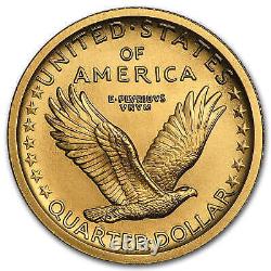 2016-W 1/4 oz Gold Standing Liberty Quarter Centennial (withOGP)
