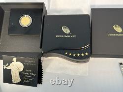 2016-W 1/4 oz Gold Standing Liberty Quarter Centennial (withOGP)