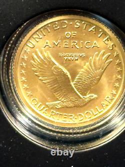 2016-W 1/4 oz Gold Standing Liberty Quarter Centennial (withOGP)