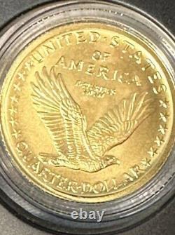 2016-W 1/4 oz Gold Standing Liberty Quarter Centennial (withOGP)