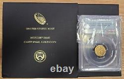 2016 W 24k Gold 1/10oz 100th Anniversary Mercury Dime PCGS SP69 First Strike