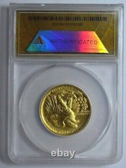 2016-W 50c ANACS SP70 1/2 oz Gold Walking Liberty Half Dollar Centennial Coin