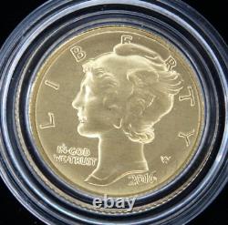2016-W Centennial Gold 3 Coin Set US Mint OGP Half Quarter & Dime Box COA. 9999