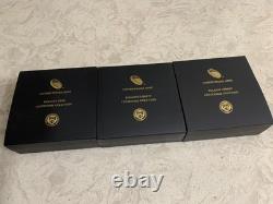 2016-W Centennial Gold Coin Set ER NGC 70 W. L. Half, S. L. Quarter, M. Dime OGP