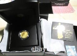 2016-W GOLD STANDING LIBERTY QUARTER DOLLAR 25c 1/4 OZ US MINT COIN WithBOX & COA