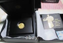 2016-W GOLD STANDING LIBERTY QUARTER DOLLAR 25c 1/4 OZ US MINT COIN WithBOX & COA