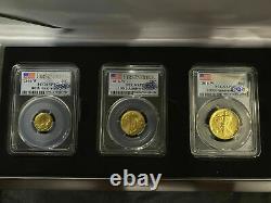 2016 W Gold Centennial Set PCGS SP70 FIRST STRIKE Flawless Set! QA APPROVED