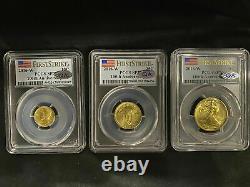 2016 W Gold Centennial Set PCGS SP70 FIRST STRIKE Flawless Set! QA APPROVED