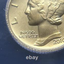 2016-W Gold Mercury Dime 1/10 Oz SP70 ICG MS 70 SUPERB GEM BU