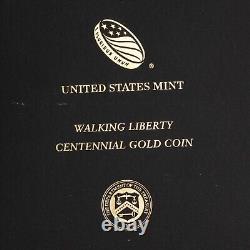 2016 W Gold Walking Liberty Half Gold Commem With Box & Papers item#P17523