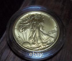 2016 W Half Dollar Walking Liberty Centennial Gold Coin (with box & papers)