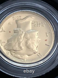 2016 W Mercury Dime Centennial 24k Gold Coin 10¢ Uncirculated 16XB. 9999