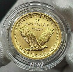2016 W Standing Liberty Centennial Gold Coin 1/4 oz. 9999 Gold Quarter 16XC