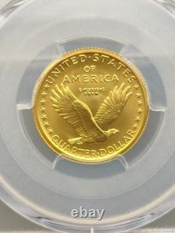 2016-W Standing Liberty Gold Quarter 1/4 oz PCGS SP 70 First Strike