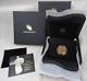 2016-w Standing Liberty Quarter 1/4 Oz Gold Commemorative Box & Coa Us Mint