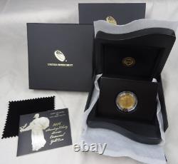 2016-W Standing Liberty Quarter 1/4 oz Gold Commemorative Box & COA US Mint