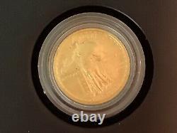 2016 W Standing Liberty Quarter Centennial Gold Coin. 9999 Fine 1/4 Troy Oz b41