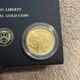 2016-w Us Mint Walking Liberty Half Centennial Gold Coin With Coa