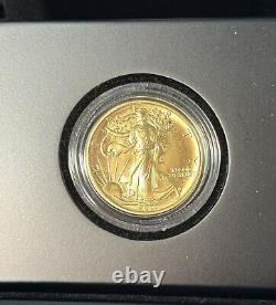 2016-W Walking Liberty Gold 1/2 oz. 999 Gold Centennial Anniversary in Box withCOA