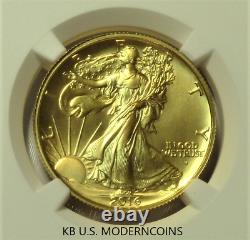 2016 W Walking Liberty Half Dollar Centennial 1/2oz Gold Coin NGC SP70