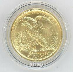 2016-W Walking Liberty Half Dollar Centennial Gold Coin Box COA & OGP