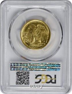 2016-W Walking Liberty Half Dollar Centennial Gold Coin SP70 PCGS