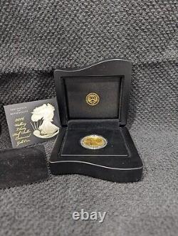2016-W Walking Liberty Half Dollar Gold Centennial Coin 1/2 oz in Box OGP