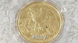 2016 Walking Liberty Centennial Gold Coin Half Dollar 1/2 OZ 24K Item 16XA
