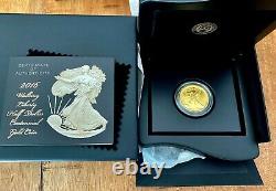 2016 -w Centennial Gold Coin Walking Liberty Half Dollar Orig Us Mint Pkg & Coa