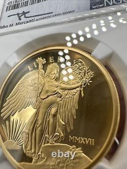 2017 Saint Gaudens National Park Foundation 1oz Gold Coin NGC PF70 UC Mercanti