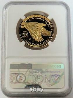 2017 W GOLD US MINT $100 LIBERTY ANNIV HIGH RELIEF 1 oz PROOF COIN NGC PF 70 UC