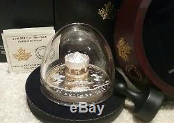 2018 Antique Carousel $50 6OZ Pure Silver Gold-Plated Proof Canada Coin