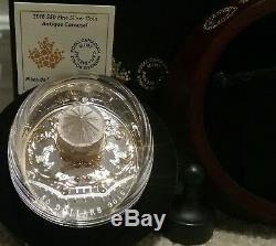 2018 Antique Carousel $50 6OZ Pure Silver Gold-Plated Proof Canada Coin
