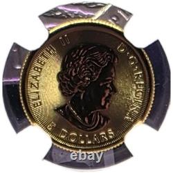 2018 Canadian Gold $5 Polar Bear NGC69 1/10th Fine. 9999 Gold