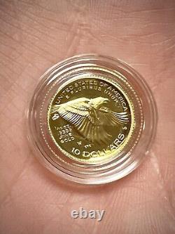 2018-W $10 American Liberty High Relief 1/10oz Fine Gold Proof Coin NO COA