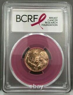 2018-W $5 Breast Cancer Awareness Commemorative Gold Coin PCGS MS70 FIRST STRIKE