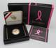 2018-w $5 Breast Cancer Awareness Commemorative Gold Proof Coin Ogp