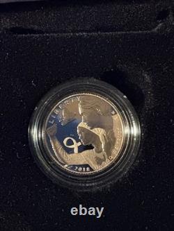 2018-W $5 Breast Cancer Awareness Commemorative Gold Proof Coin OGP & COA