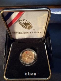 2018-W $5 Breast Cancer Awareness Commemorative Gold Proof Coin OGP & COA