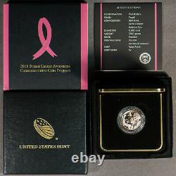 2018-W $5 Breast Cancer Awareness Commemorative Gold Proof Coin OGP G1378