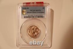2018-W $5 Breast Cancer Unc. Gold Coin, PCGS MS70