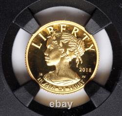 2018 W American Liberty Gold $10 High Relief. 9999 1/10 oz NGCX PR 9.9 UC