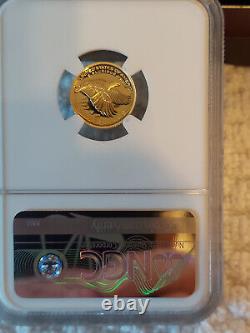 2018-W American Liberty High Relief Proof 70 1/10 oz Gold OGP & COA