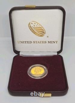 2018-W American Liberty United States 1/10 oz. 9999 Fine Gold Proof Coin WithCOA
